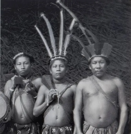 Three Kalina men photographed in 1892